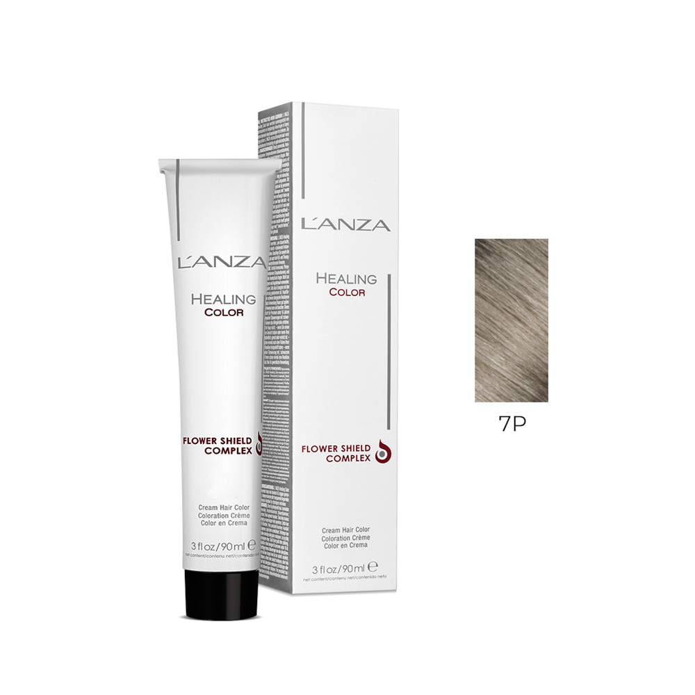 Крем-фарба для волосся LʼANZA Healing Hair Color Cream (Колір: 7P Світлий перламутровий коричневий) - 1